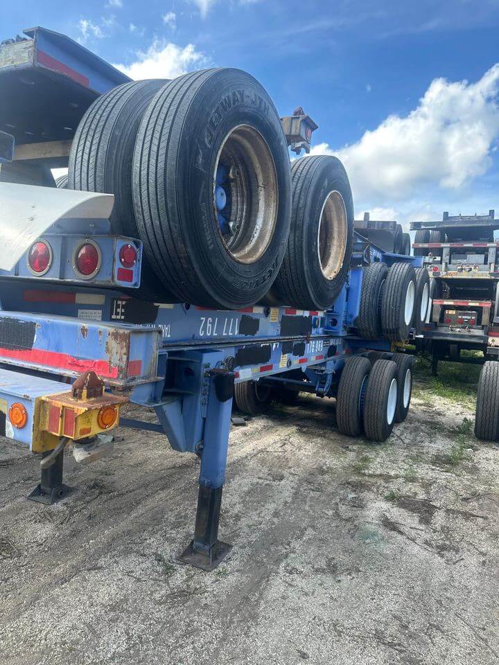 20 foot tandem container chassis
