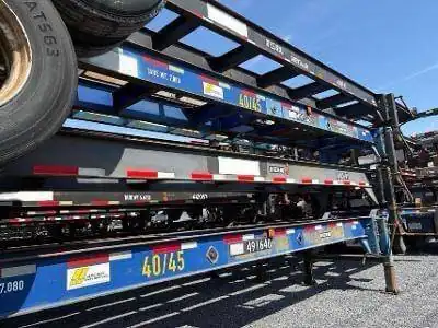 40 ft and 45 ft extendable container chassis